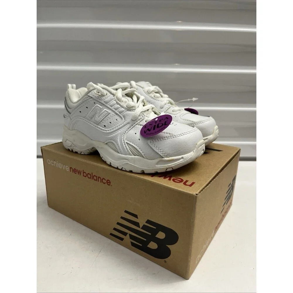 New Balance Little Kid/Big Kid White KX622AWP Uniform Sneaker Shoes SZ 11 XW